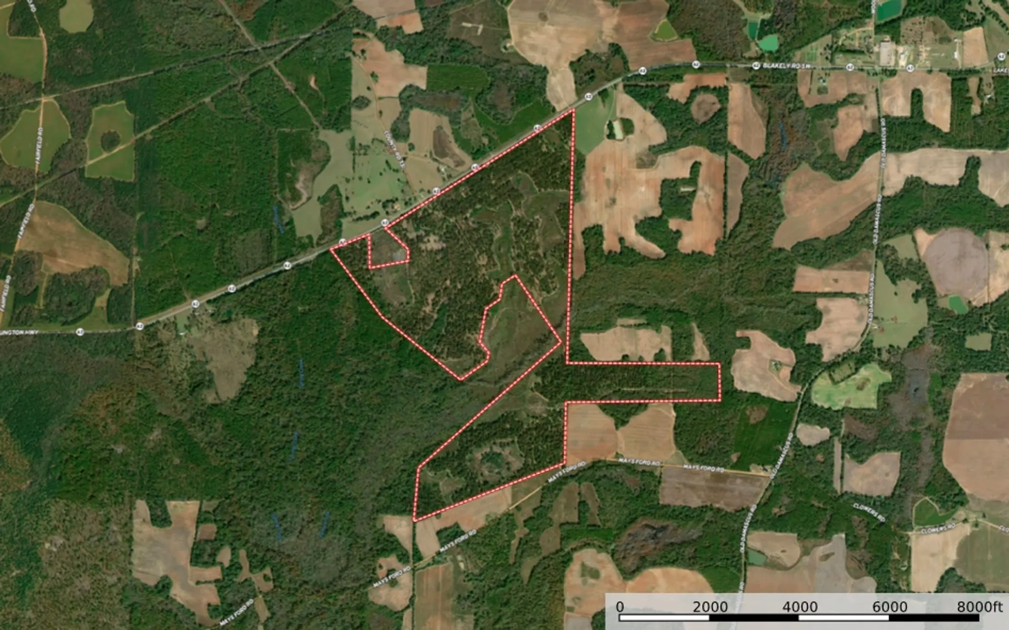 Aerial Plat of Pippin Land Holdings The High Farm
