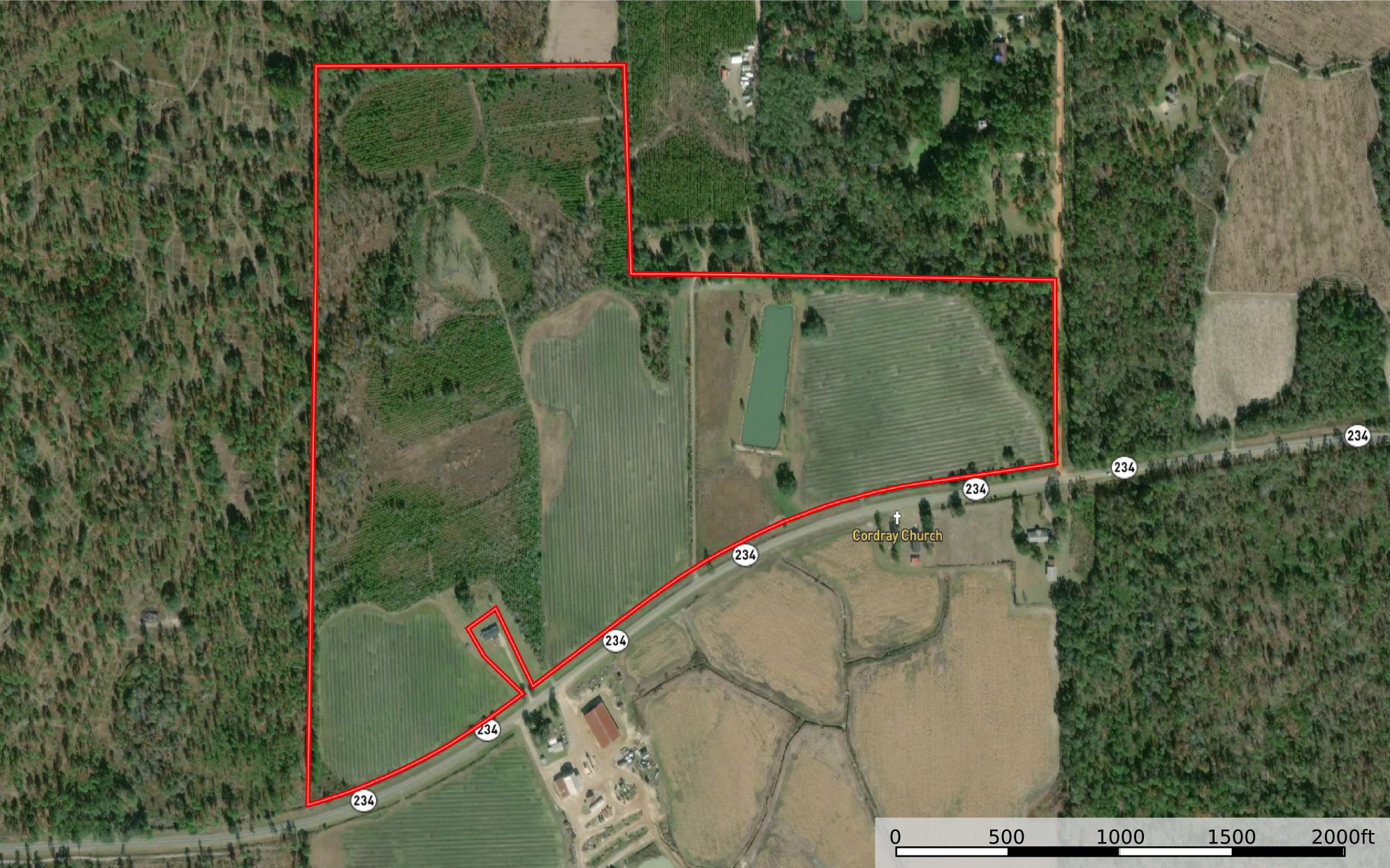 Aerial Plat of McLendon 121